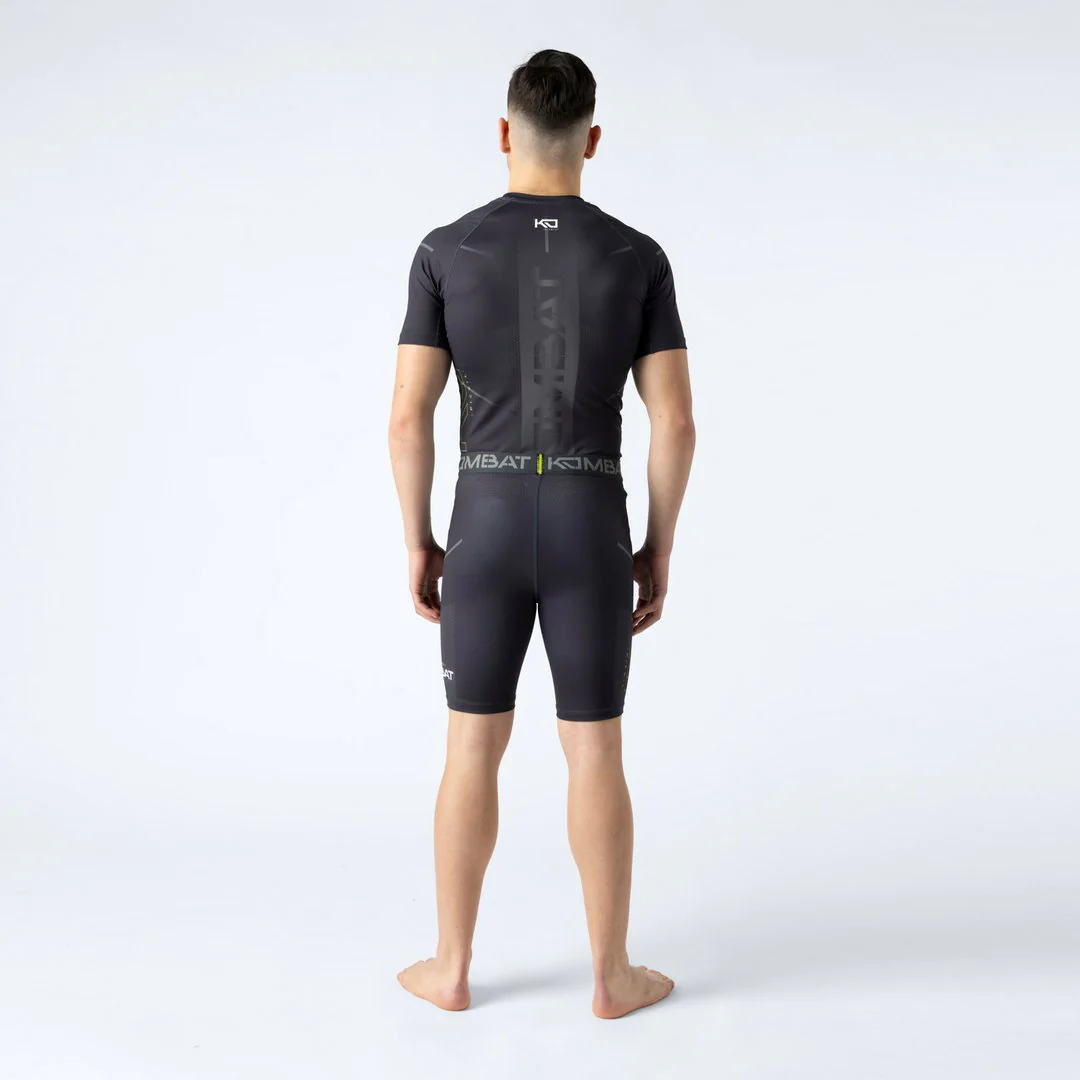 Camiseta rashguard manga corta KOMBAT Kobalt para hombre - Image 8